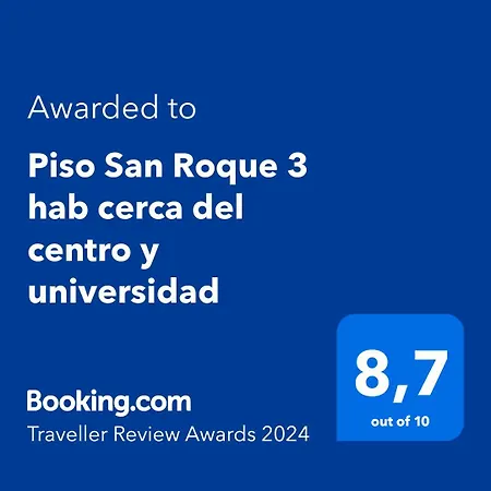 Апартаменты Piso San Roque 3 Hab Cerca Del Centro Y Universidad
